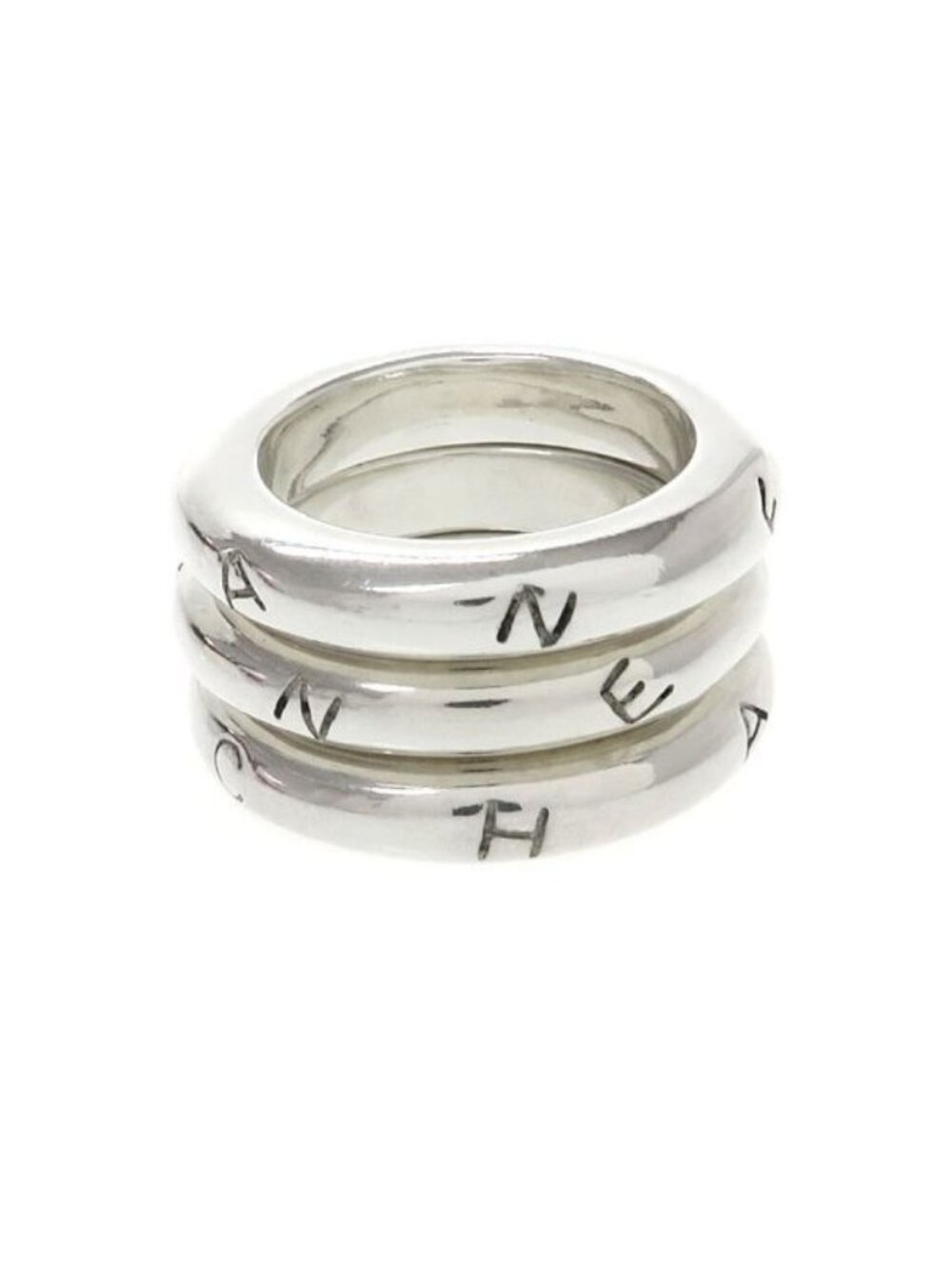 Chanel Triple Logo Ring 925
